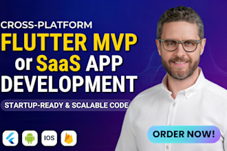 build a flutter saas mobile app for your startup or business