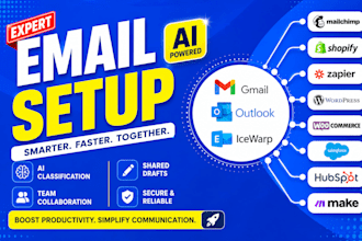 configure gmail outlook icewarp with ai classification shared drafts team collab