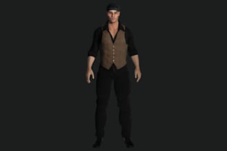 do realistic metahuman character, metahuman clothdesign, metahuman hair, 3d game