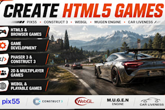 create html games using pix55 construct 3 webgl game mugen engine car liveness