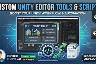 create custom unity editor tools and scripts for your project
