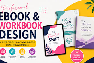 ebook design workbook design canva ebook design canva workbook coaching workbook