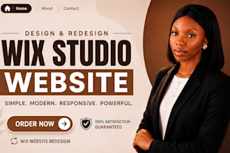 wix website redesign wix website design wix studio website design wix website