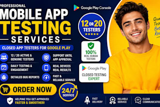 12 testers 12 real app testers android 12 to 20 android app testers 20 testers
