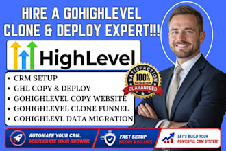 do gohighlevel funnel clone copy website ghl landing page crm data migration