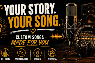 create a personalized custom song for any occasion