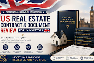 review US real estate contracts and property legal documents for UK investors