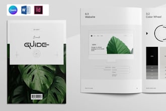 design detailed instruction manual, product manual, handbook and usage guide