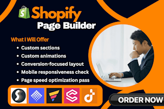 setup shopify pagebuilder pagetify zeno pagefly gempages canva stamp dragdropr