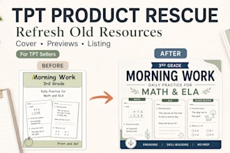 refresh and redesign your teachers pay teachers tpt listing