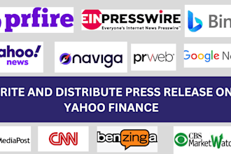 do yahoo finance press release public relation pr distribution guest post