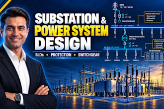 design electrical substations sld power systems and protection systems