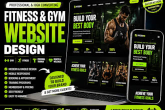 create fitness website gym website personal trainer health and fitness