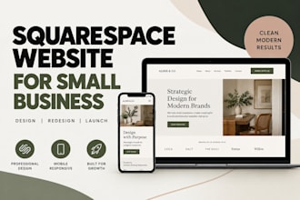 design squarespace website redesign squarespace website small business website