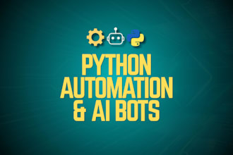 create python automation and ai powered bots