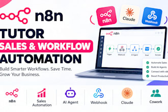 setup n8n tutor sales workflow automation n8n ai agent n8n webhook claude cowork