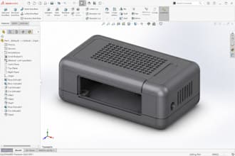 create manufacturing ready cad design, 3d model and step files