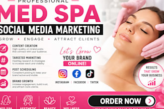 do medspa social media marketing and aesthetic content creation