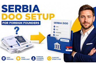 register serbia company doo llc,virtual address, tax, banking and poa service