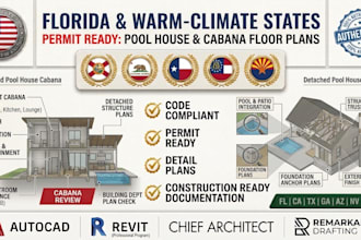 pool house floor plans and outdoor cabana drawing with bathroom layout