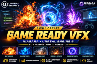 create game ready vfx using niagara in unreal engine 5