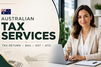 prepare australian tax return, bas, gst return and ato tax filing