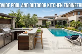 provide pool and outdoor kitchen engineering