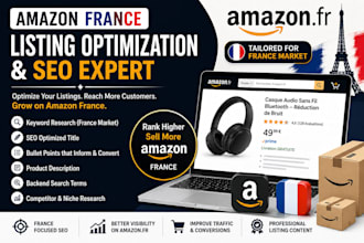 do france amazon listing optimization, amazon product seo and keyword research