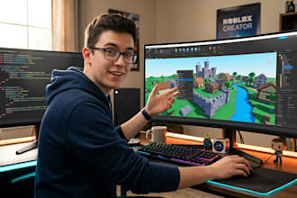 be your roblox game developer and build your roblox game