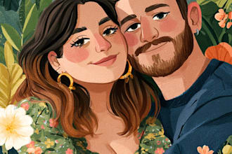 do couple portrait illustrations