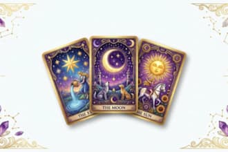 design custom tarot cards and oracle card illustrations