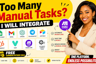 integrate google sheet gmail openai telegram bot airtable hubspot vapi make com