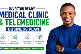write investor ready medical clinic investor ready telemedicine business plan