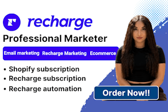 setup recharge shopify automation recharge ecommerce subscription management