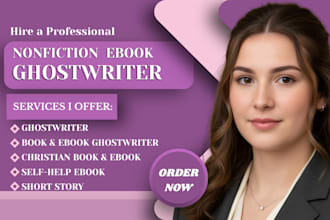 ghostwrite your fiction christian book and ebook, business lead magnets KDP