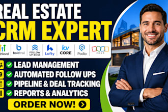 setup real estate follow up boss lofty boldtrail kvcore gohighlevel hubspot CRM