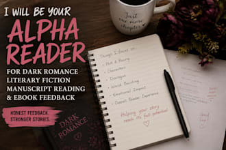 be alpha reader for dark romance literary fiction manuscript critique