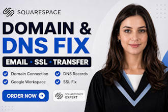 fix squarespace domain dns ssl google workspace email and domain transfer