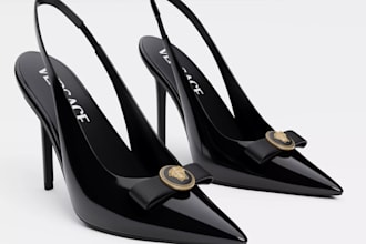 design 3d high heels modeling and realistic footwear rendering