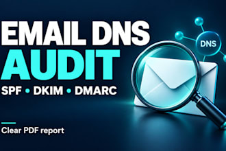audit your email dns and spf dkim dmarc authentication