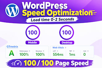 do speed optimization for divi and elementor wordpress website page speed