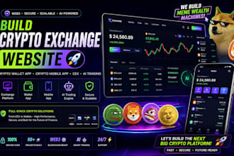 build crypto exchange website crypto wallet app crypto mobile app cex ai trading