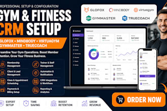 setup gym fitness crm glofox mindbody crm virtuagym gymmaster crm truecoach crm