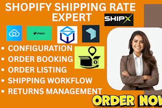 setup shopify shipping rate sendcloud shipx  shipzip easyship shipway shippo app