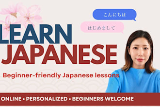 teach you practical japanese online