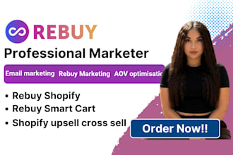 setup rebuy shopify upsell rebuy smart cart post purchase aov optimization