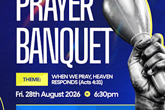 design a professional church flyer