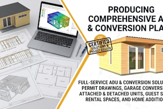 design adu permit drawings and garage conversion plans