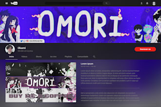 design a custom youtube channel banner