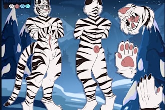 furry art character nsfw furry ref sheet furry reference sheet character design